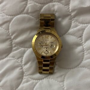 Guess Gold Chronograph Watch